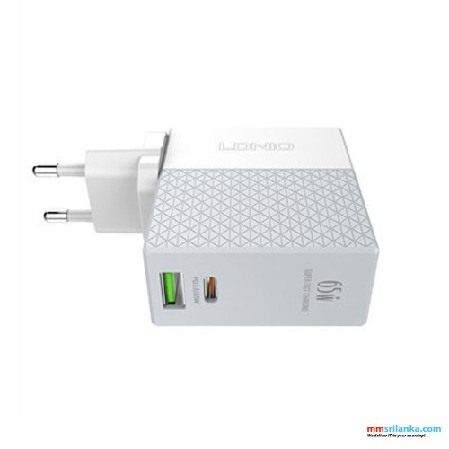 LDNIO A2620C 65W Super-Fast Wall Charger (6M)